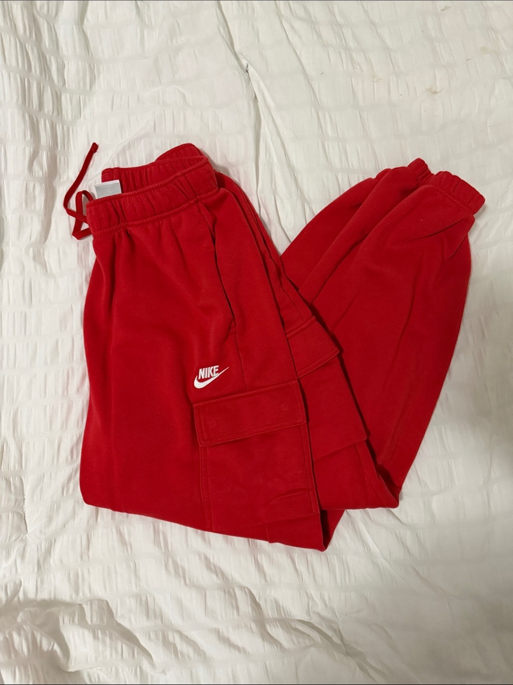 Nike Red Cargo Jogger Pants